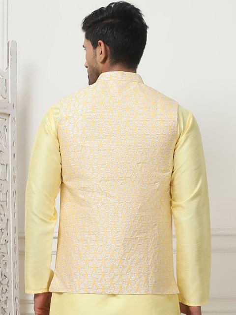 Anouk Woven Design Nehru Jackets - Image 4