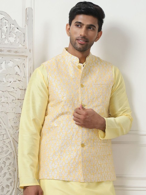 Anouk Woven Design Nehru Jackets - Image 5