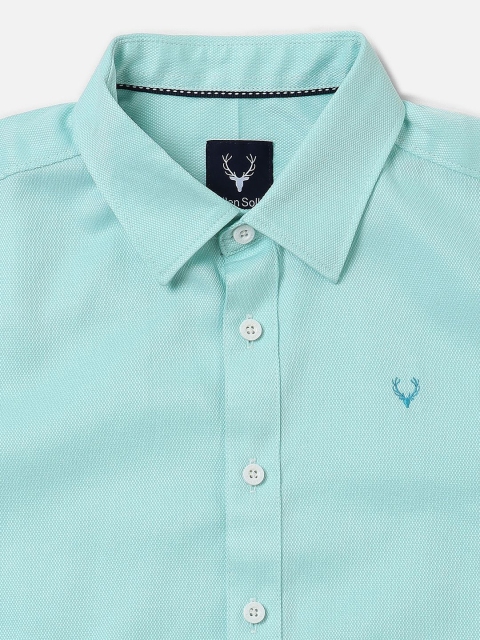 Allen Solly Junior Boys Slim Fit Opaque Casual Shirt - Image 3