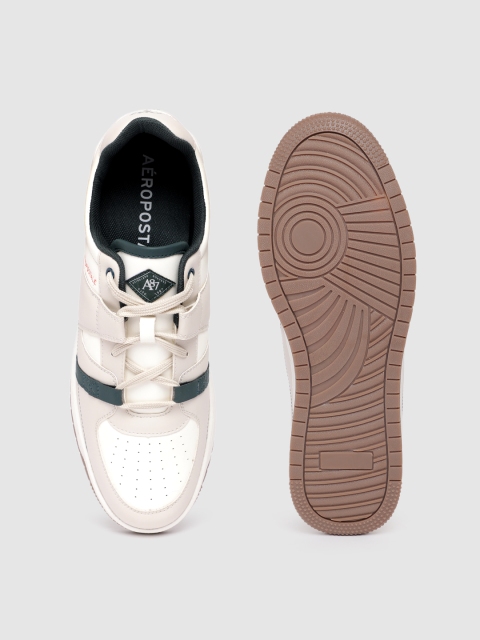 Aeropostale Men Colourblocked Sneakers with Perforated Detailing - Image 5