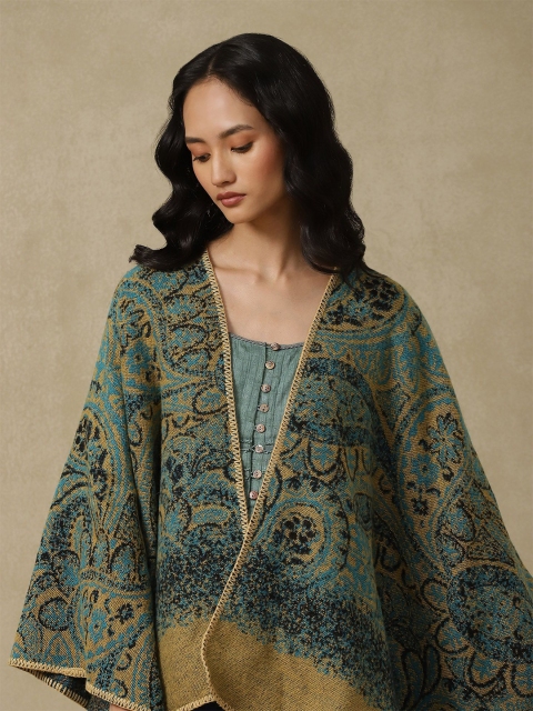 aarke Ritu Kumar Women Ethnic Printed V-Neck Long Sleeves Shrug - Image 2