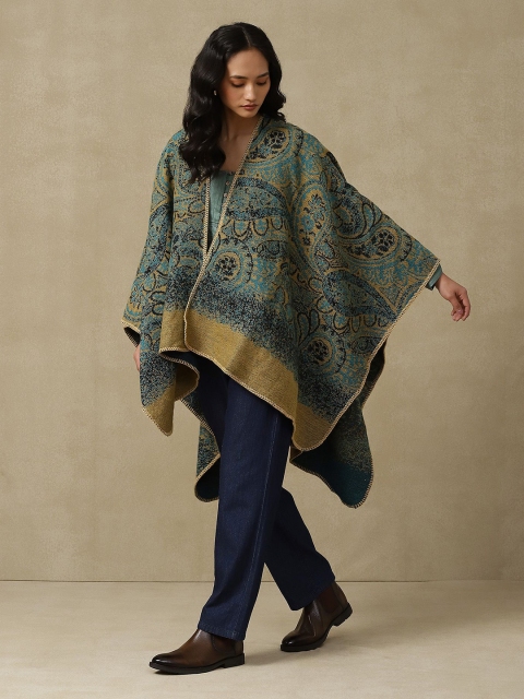 aarke Ritu Kumar Women Ethnic Printed V-Neck Long Sleeves Shrug - Image 5