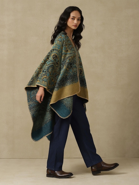 aarke Ritu Kumar Women Ethnic Printed V-Neck Long Sleeves Shrug - Image 3