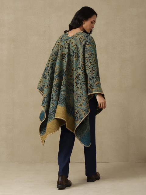 aarke Ritu Kumar Women Ethnic Printed V-Neck Long Sleeves Shrug - Image 4