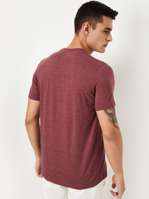 max Men Pack of 2 Solid Cotton T-shirt - Image 4