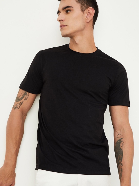 max Men Pack of 2 Solid Cotton T-shirt - Image 7