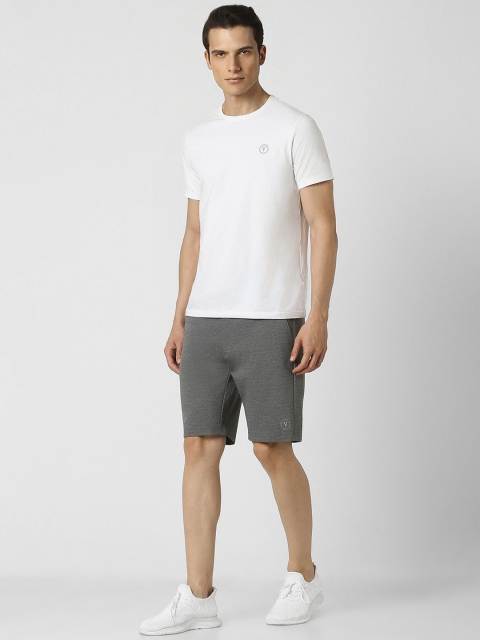 Van Heusen Flex Men Textured Casual Regular Fit Shorts - Image 4