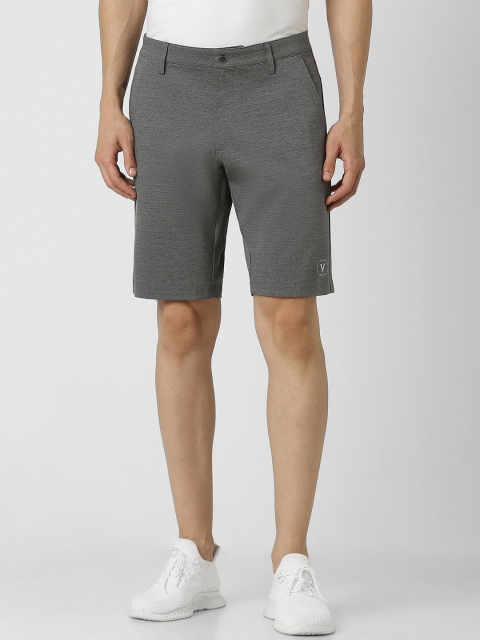 Van Heusen Flex Men Textured Casual Regular Fit Shorts