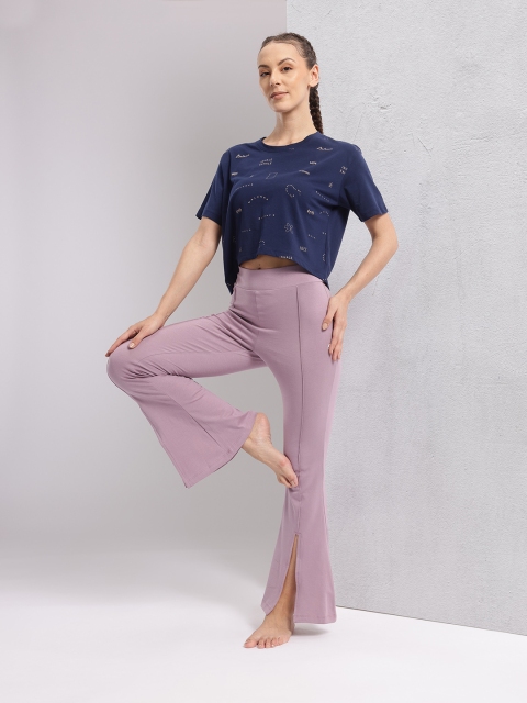 HRX by Hrithik Roshan Women Bootcut Yoga Track Pants - Image 5