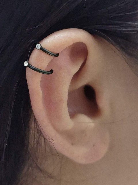 YouBella Set Of 6 Contemporary Ear Cuff - Image 4