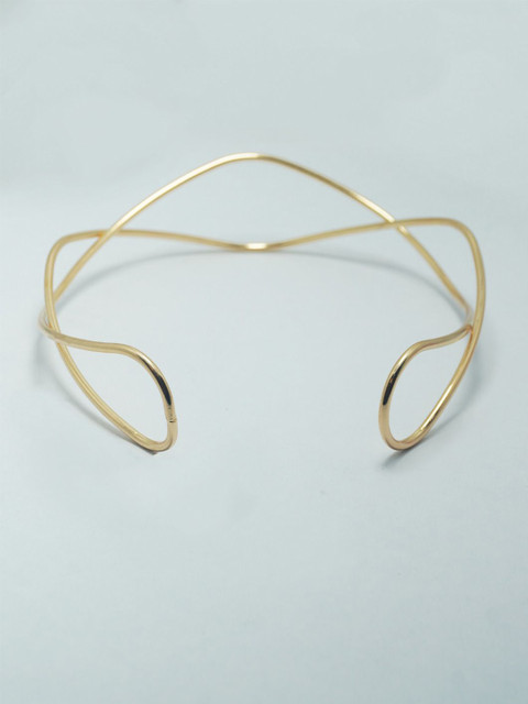 Niscka Gold Plated Choker Necklace - Image 4
