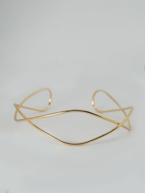 Niscka Gold Plated Choker Necklace - Image 2