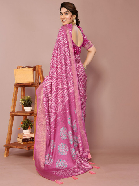 KALINI Batik Zari Saree - Image 3