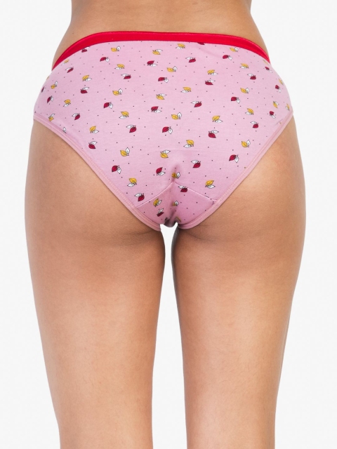 LADYLAND Pack Of 3 Women Assorted Antibacterial Cotton Hipster Briefs - Image 5