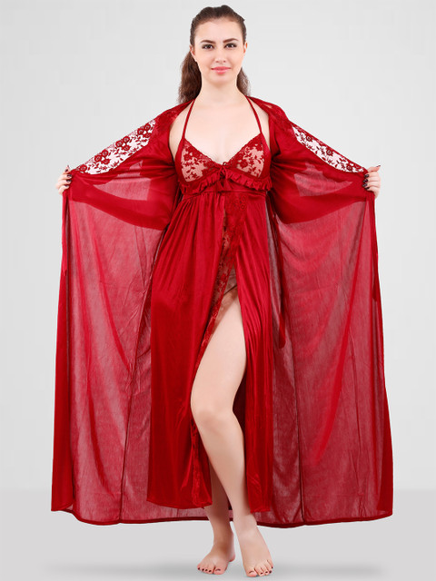 Romaisa Women Maxi Nightdress