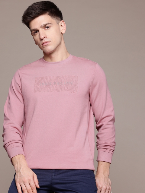 Louis Philippe Ath.Work Round Neck Printed Sweatshirt