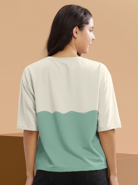 HELLCAT Women Graphic Printed Round Neck Cotton Oversized T-Shirt - Image 4