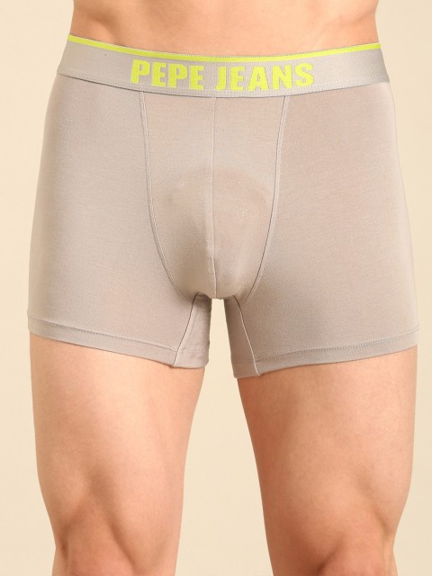 Pepe Jeans Men Mid Rise Printed Trunk PPT03-01N-GRY - Image 2