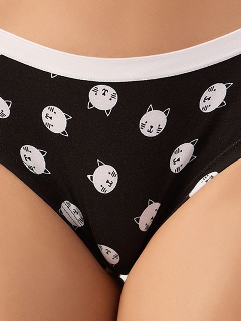 DressBerry Pack Of 3 Women Hipster Mid Rise Brief DB-CHV-3PP-04 - Image 7
