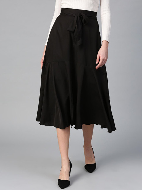 Bitterlime A-Line Midi Skirts