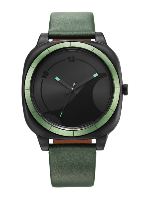 Fastrack Unisex Dial & Leather Straps Analogue Watch 68034PL03W