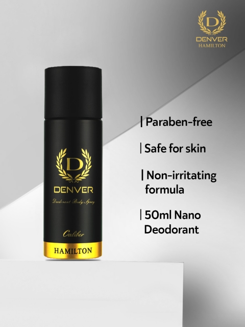 Denver Men Set of 4 Deodorant Spray 32g/50ml each - Black Code, Caliber, Honour & Imperial - Image 3