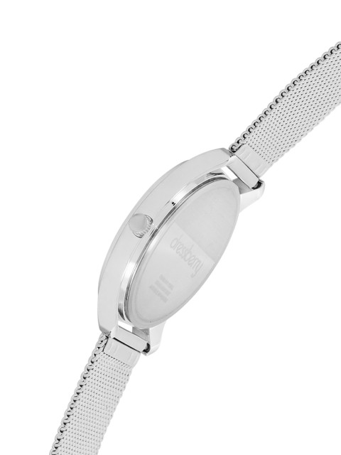 DressBerry Women Brass Embellished Dial & Stainless Steel Bracelet Style Straps Analogue Watch DB1006 - Image 3