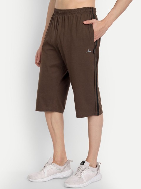 ZEFFIT Pack of 2 Men Regular Fit Running Mid-Rise Shorts - Image 2