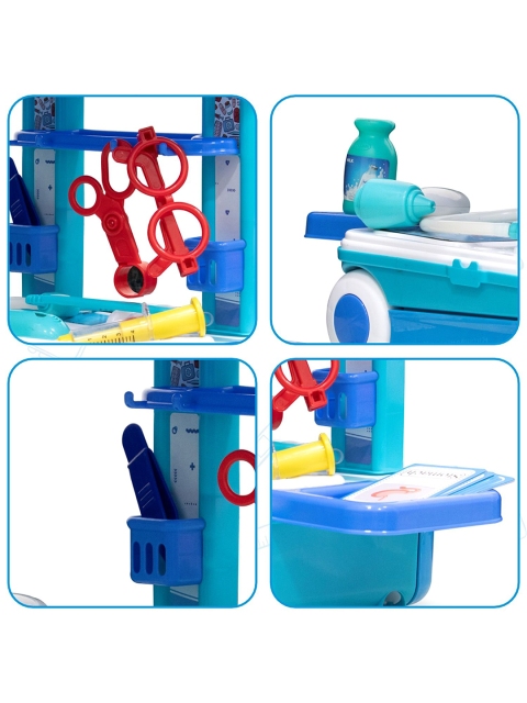 Aditi Toys Kids 13 Pcs Doctor Kit with Trolley - Image 3