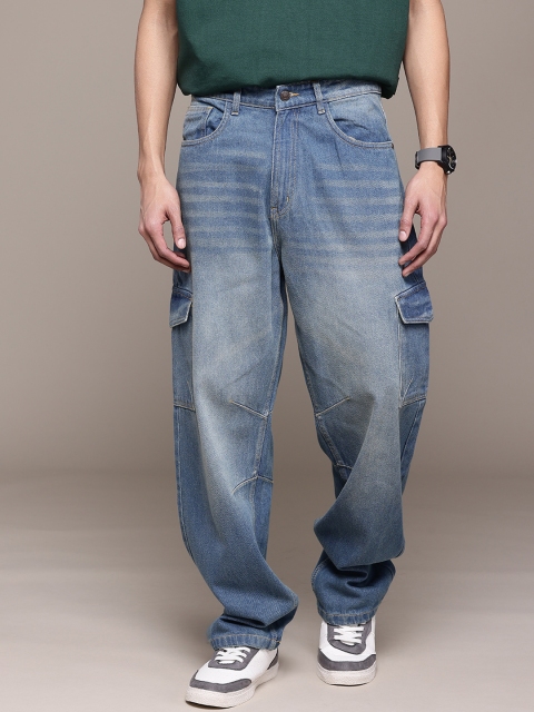 The Roadster Lifestyle Co. Men Baggy Fit Pure Cotton Jeans