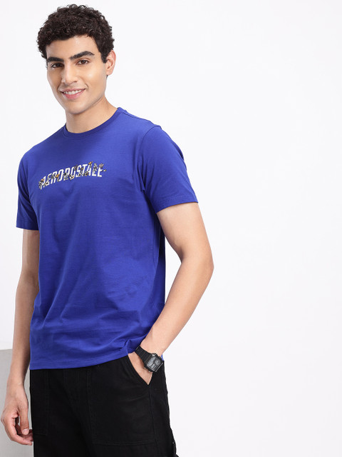 Aeropostale Brand Logo Printed Pure Cotton T-shirt - Image 4