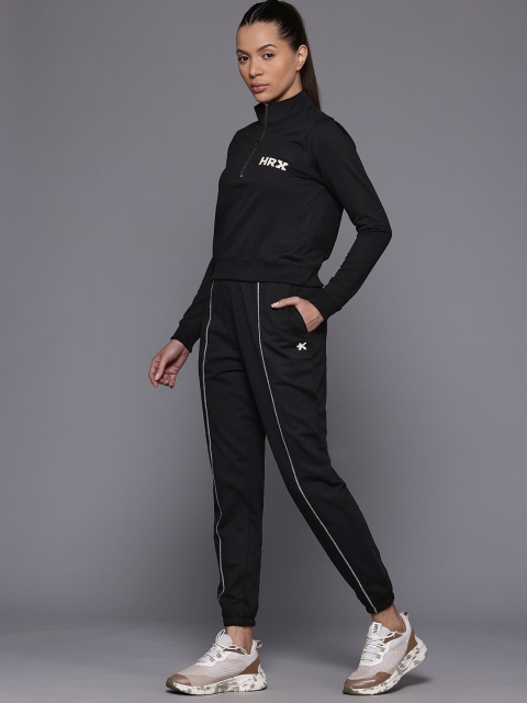 HRX by Hrithik Roshan Brand Logo Detail Training Tracksuit - Image 4