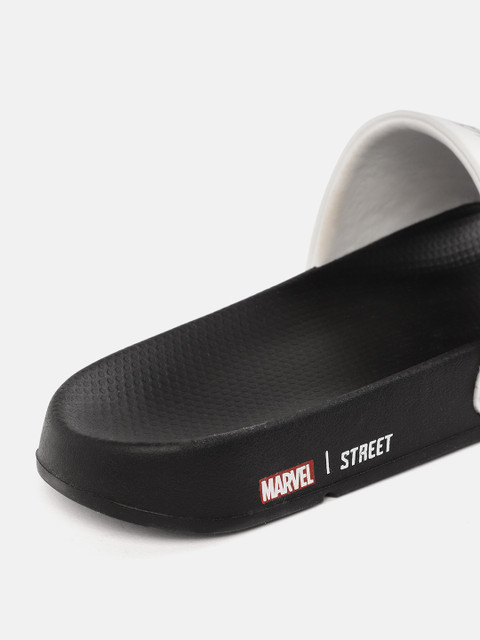 MARVEL STREET Men Typography Printed Sliders - Image 7