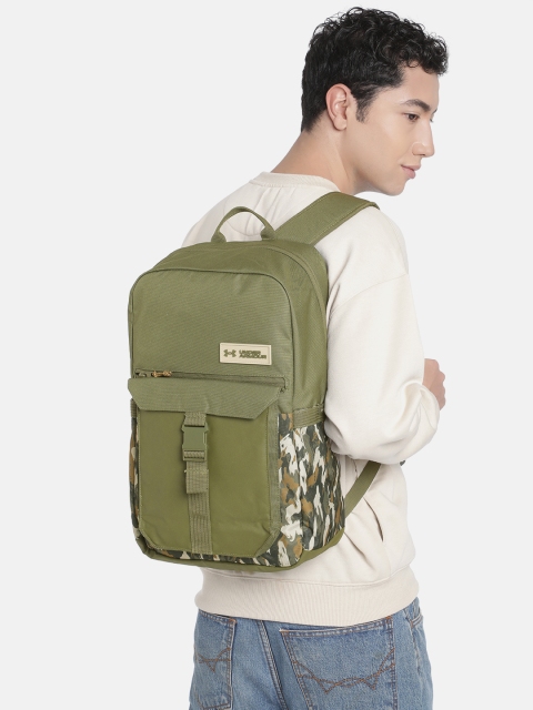 UNDER ARMOUR Unisex Brand Logo Printed Water Repellent Triumph Campus Backpack - Image 9