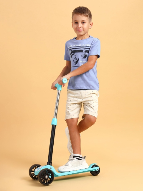 U.S. Polo Assn. Kids Brand Logo Printed Pure Cotton T-shirt