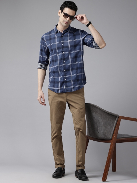 Blackberrys Slim Fit Tartan Checks Casual Shirt - Image 6