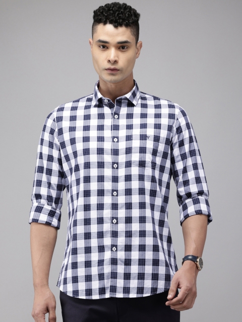 Van Heusen Sport Pure Cotton Slim Fit Checked Casual Shirt - Image 4