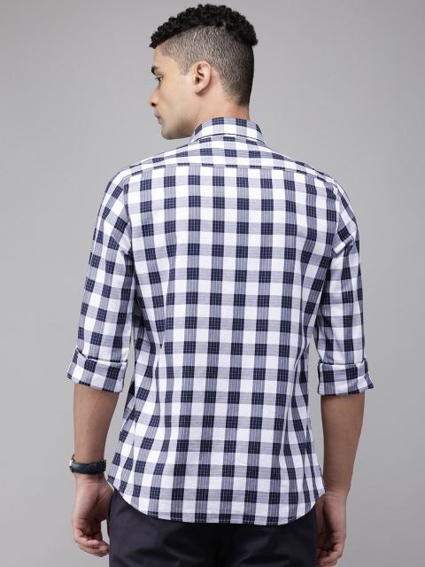 Van Heusen Sport Pure Cotton Slim Fit Checked Casual Shirt - Image 5