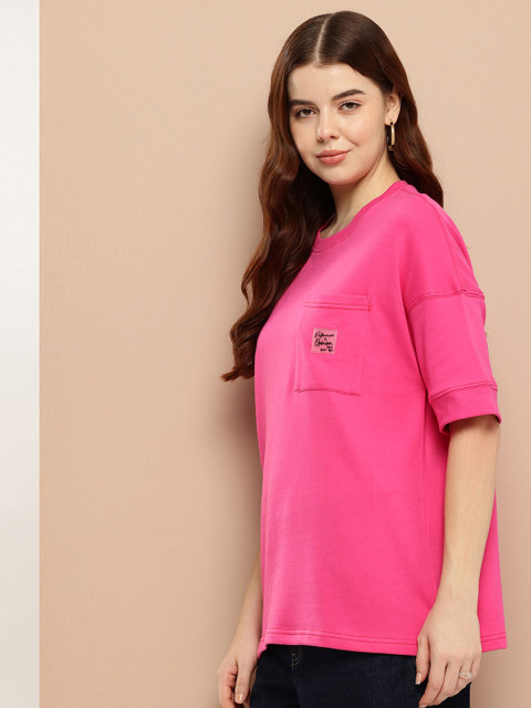 Difference of Opinion Women Oversized Drop Shoulder Ultra Soft Drapey Cotton T-Shirt - Image 3