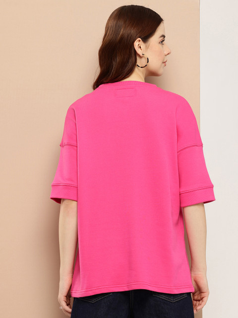 Difference of Opinion Women Oversized Drop Shoulder Ultra Soft Drapey Cotton T-Shirt - Image 4