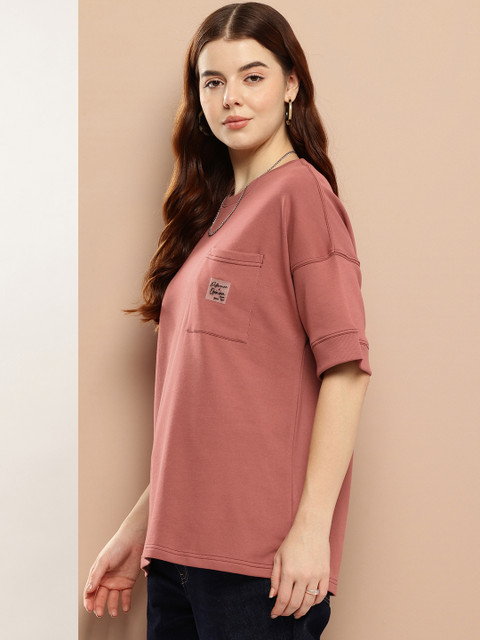 Difference of Opinion Women Oversized Drop Shoulder Ultra Soft Drapey Cotton T-Shirt - Image 3