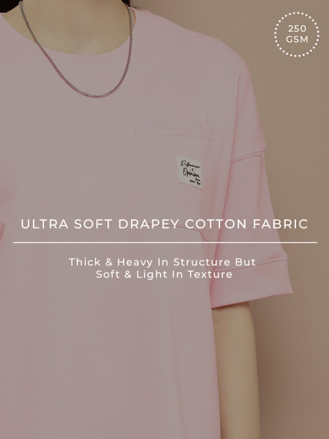 Difference of Opinion Women Oversized Drop Shoulder Ultra Soft Drapey Cotton T-Shirt - Image 6