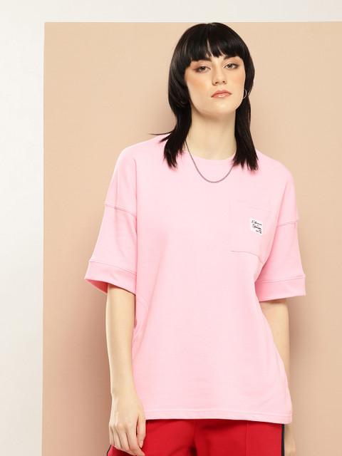 Difference of Opinion Women Oversized Drop Shoulder Ultra Soft Drapey Cotton T-Shirt - Image 3