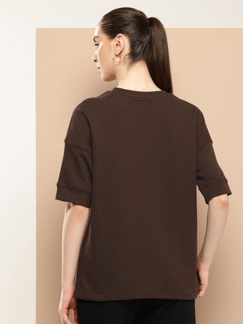 Difference of Opinion Women Oversized Drop Shoulder Ultra Soft Drapey Cotton T-Shirt - Image 4