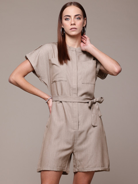 bebe All Day Belted Playsuit