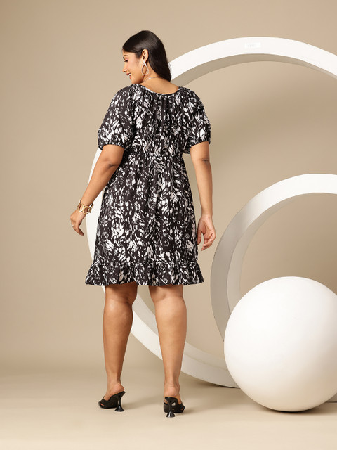 Sztori Plus-Size Printed A-Line Dress - Image 5