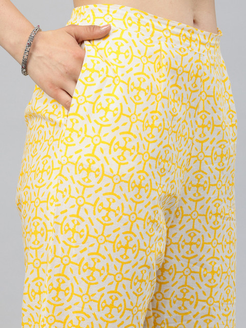 KALINI Ethnic Motifs Printed Pure Cotton Co-Ords - Image 3