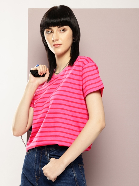 Dillinger Women Yarn Dyed Boxy T Shirt