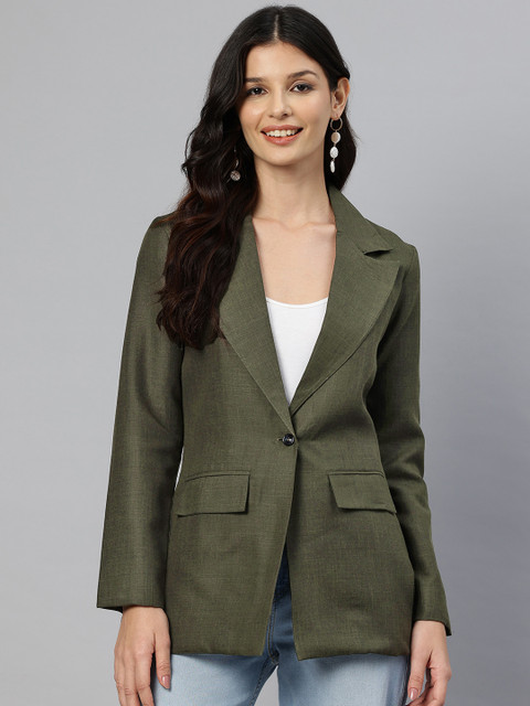 Cottinfab Single-Breasted Casual Blazer