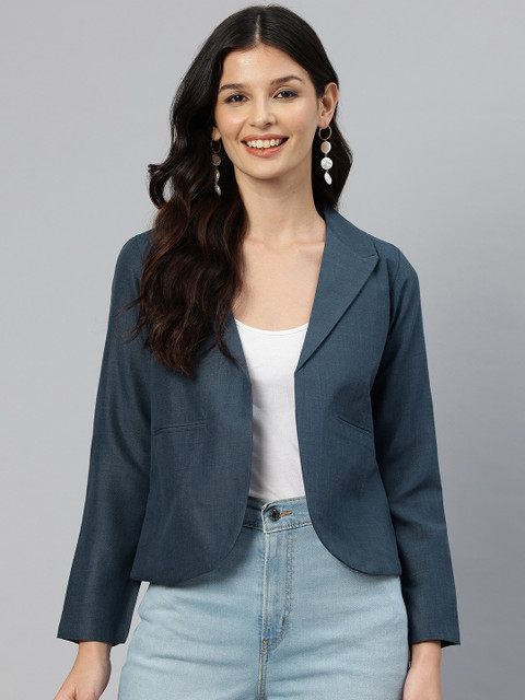 Cottinfab Open Front Casual Blazer